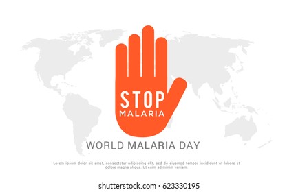 Illustration Of World Malaria day.