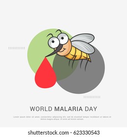 Illustration Of World Malaria day.