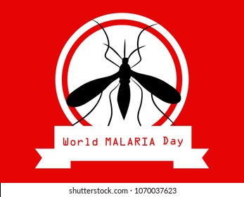 illustration of World Malaria Day background