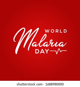 Illustration For World Malaria Day Vector