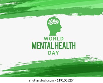 Illustration of world mental health day.