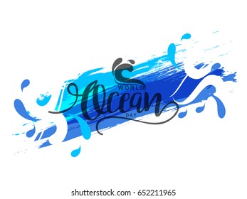 Illustration Of World Ocean Day.