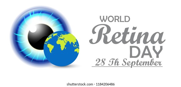 Illustration Of World Retina Day.