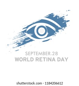 Illustration Of World Retina Day.