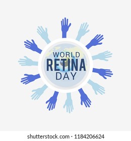 Illustration Of World Retina Day.