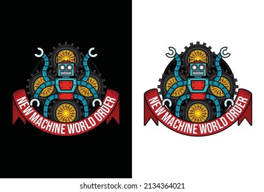 illustration the world will enter the era of machines where everything will be done by machines