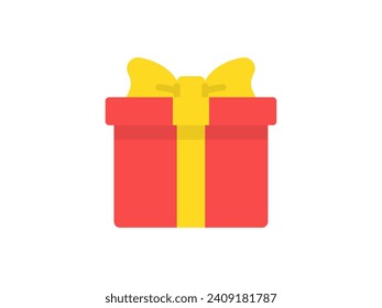 Illustration of a wrapped present box icon.