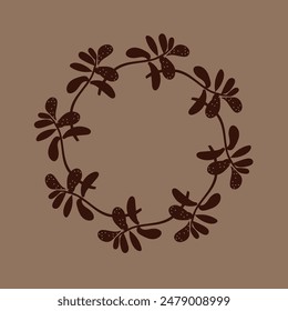 ilustración con corona. Diseño de Vector para papel, tela y otra superficie.