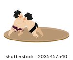An illustration of the Wrestler and ring.
A clip art of Sumo wrestler.
Traditional Japanese national sport "Sumo".
