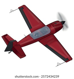 Illustration of ww2 plane vector