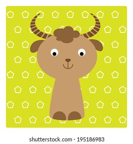 Illustration with yak