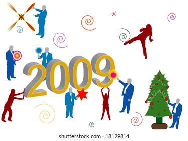 Illustration of Year 2009