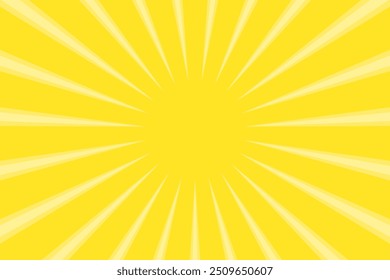 Ilustração do plano de fundo amarelo com linhas de concentração brancas