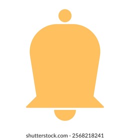 Illustration of yellow bell icon