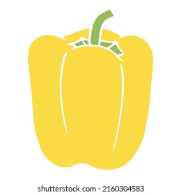 Ilustración de una pimienta amarilla