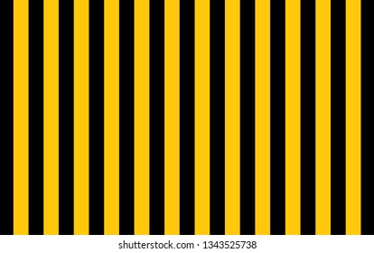 Illustration of yellow and black stripes.a symbol of dangerous and radioactive substances.The sample is widely used in industry.Vector Illustration.