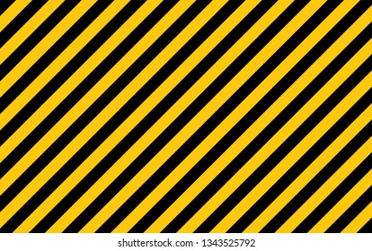 Illustration of yellow and black stripes.a symbol of dangerous and radioactive substances.The sample is widely used in industry.Vector Illustration.