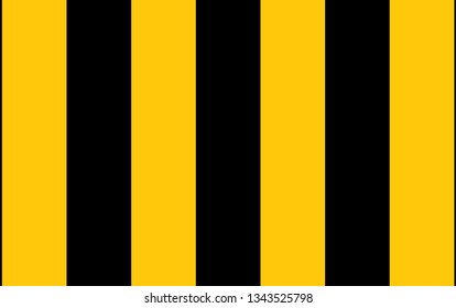 Illustration of yellow and black stripes.a symbol of dangerous and radioactive substances.The sample is widely used in industry.Vector Illustration.