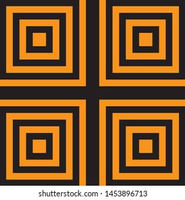 Illustration of yellow and black stripes.a symbol of dangerous and radioactive substances.The sample is widely used in industry.Vector illustration. - Vector