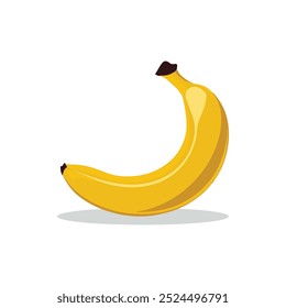 Ilustração de fruta amarela Banana Vetor catoon