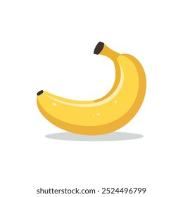 Ilustração de fruta amarela Banana Vetor catoon