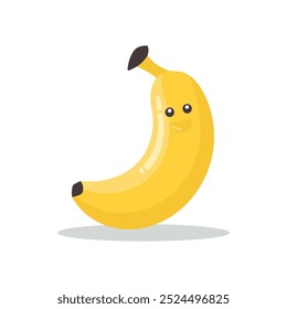 Ilustração de fruta amarela Banana Vetor catoon