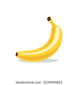 Ilustração de fruta amarela Banana Vetor catoon