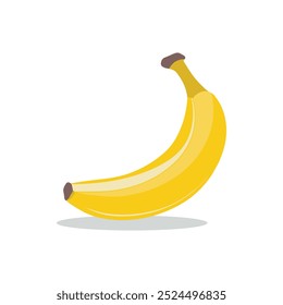 Illustration of yellow fruit Banana Vector catoon