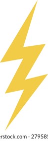 An illustration of yellow lightning bolts