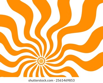 Illustration of yellow sunlight background. Sunlight abstract design. sun light cartoon design in flat style.