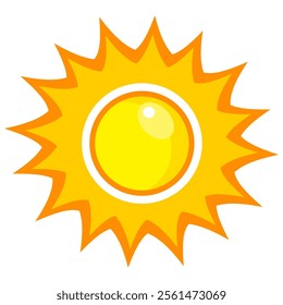 Illustration of yellow sunlight background. Sunlight abstract design. sun light cartoon design in flat style.