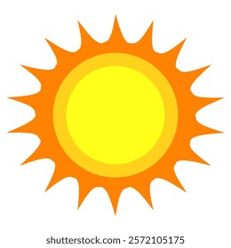 Illustration of yellow sunlight background. Sunlight abstract design. sun light cartoon design in flat style.