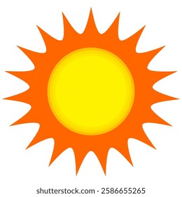 Illustration of yellow sunlight background. Sunlight abstract design. sun light cartoon design in flat style.