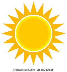 Illustration of yellow sunlight background. Sunlight abstract design. sun light cartoon design in flat style.