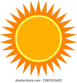 Illustration of yellow sunlight background. Sunlight abstract design. sun light cartoon design in flat style.