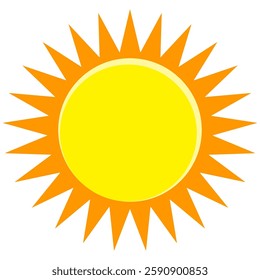 Illustration of yellow sunlight background. Sunlight abstract design. sun light cartoon design in flat style.