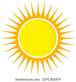 Illustration of yellow sunlight background. Sunlight abstract design. sun light cartoon design in flat style.