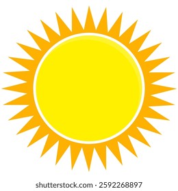 Illustration of yellow sunlight background. Sunlight abstract design. sun light cartoon design in flat style.