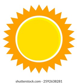 Illustration of yellow sunlight background. Sunlight abstract design. sun light cartoon design in flat style.