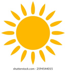 Illustration of yellow sunlight background. Sunlight abstract design. sun light cartoon design in flat style.