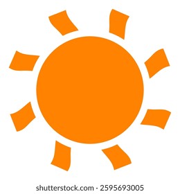 Illustration of yellow sunlight background. Sunlight abstract design. sun light cartoon design in flat style.