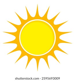 Illustration of yellow sunlight background. Sunlight abstract design. sun light cartoon design in flat style.
