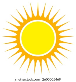 Illustration of yellow sunlight background. Sunlight abstract design. sun light cartoon design in flat style.