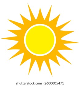 Illustration of yellow sunlight background. Sunlight abstract design. sun light cartoon design in flat style.