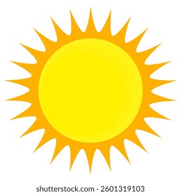 Illustration of yellow sunlight background. Sunlight abstract design. sun light cartoon design in flat style.