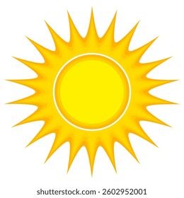 Illustration of yellow sunlight background. Sunlight abstract design. sun light cartoon design in flat style.