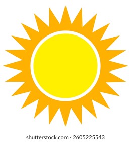Illustration of yellow sunlight background. Sunlight abstract design. sun light cartoon design in flat style.