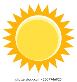 Illustration of yellow sunlight background. Sunlight abstract design. sun light cartoon design in flat style.