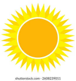 Illustration of yellow sunlight background. Sunlight abstract design. sun light cartoon design in flat style.