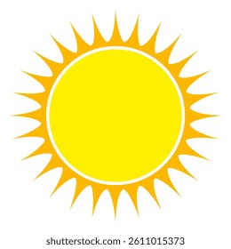Illustration of yellow sunlight background. Sunlight abstract design. sun light cartoon design in flat style.